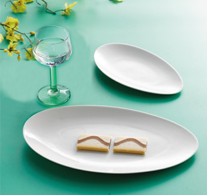 Clinton-Egg Shape Platters