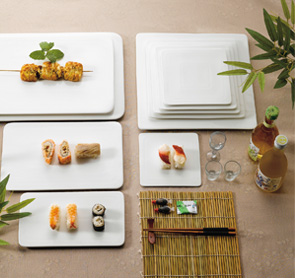 Sunrise Square Flat Plates