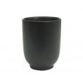 Cup 8oz Non-Glare Glaze Black 2 3/4"