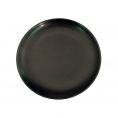 Coupe Plate Non-Glare Glaze Black 10"