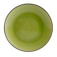 Coupe Plate Golden Green 10"