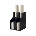 2-Tier Black Cup/Lid Organizer 2-Stack 