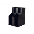2-Tier Black Cup/Lid Organizer 2-Stack 