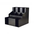 3-Tier Black Cup/Lid Organizer 3-Stack 