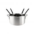 Pasta Cooker 5-PC Set Aluminum Pot with Stainless Steel Inserts