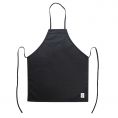 Chef's Pride Bib Apron Full Length w/o Pocket Black