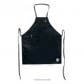 Chef's Pride Bib Apron Full Length w/ Pocket Black