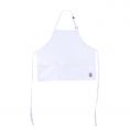 Chef's Pride Bib Apron Mid-Length Adjustable 3-Pocket White