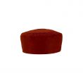 Chef's Pride Pillbox Chef Hat 3-1/2"H Red S/M