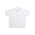 Chef's Pride Shirt Snap Button White S