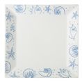 Seashell Square Plate PW 12"