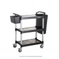 Utility Cart Black 31-7/8x17-1/8x35-7/8"H