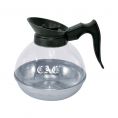 Coffee Decanter Black 64 oz. Stainless Steel Base
