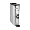 Iced Tea Dispenser Stainless Steel Slim W/ Valve 5 Gal.