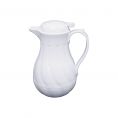 Insulated Beverage Server Swirl White 64oz