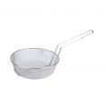 10"Dia Nickel-Plated Metal Round Culinary Basket Fine Mesh