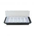 ABS Plastic Condiment Holder 6-Compartment