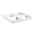 4 Compartment Square Tray 14ozx4 12"