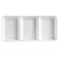 3 Compartment Rect. Tray 6ozx3 12 1/2"