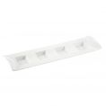 4 Compartment Rect. Tasting Tray 0.5ozx4 12 7/8"