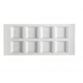 8 Compartment Rect. Tasting Tray 1ozx8 13 1/2"