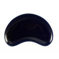 Crescent Shape Salad Plate Blue 8 3/4"