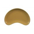Crescent Shape Salad Plate Yellow 8 3/4"