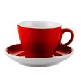 Cup & Saucer Set Red 7.5oz [Cup 3 5/8" I Saucer 5 7/8"]