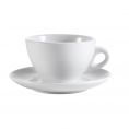 Cup & Saucer Set White 7.5oz [Cup 3 5/8" I Saucer 5 7/8"]