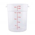22QT Food Storage Container, Clear