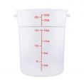 22QT Food Storage Container, Translucent