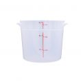 6QT Food Storage Container, Translucent