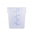 18QT Food Storage Container, Translucent