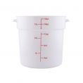 18QT Food Storage Container, White