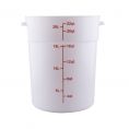 22QT Food Storage Container, White