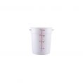 4QT Food Storage Container, White