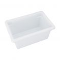White Storage Box Half Size 9"