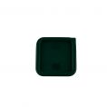 Cover for 2QT 4QT Square Food Storage Container, Green