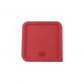 Cover for 6QT 8QT Square Food Storage Container, Red