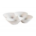 4 Section Flower Dish 10"