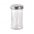 12oz Glass Sugar Pourer W/ SS Perf. Cap