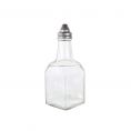 6oz Glass Oil/Vinegar Cruet W/ SS Pourer Cap