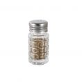 2oz Glass Beehive Shaker W/ SS Flat Cap