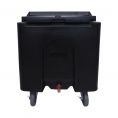 Mobile Insulated Ice Caddy Black 