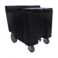 Mobile Insulated Ice Caddy Black 