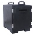 Full Size Insulated Table Pan Carrier w/ Extended Top Handle Black