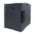 Full Size Insulated Table Pan Carrier 26-3/8" x 18-1/2" x 24-1/4"H Gray 