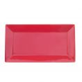 Rect. Platter Red 11 1/2"