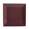 Square Plate Plum 10"