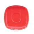 Square Saucer Red For KC-1-R 6"